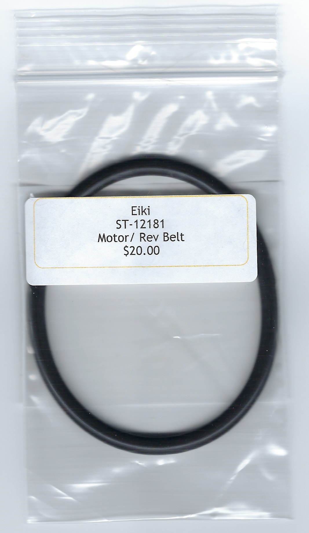 6 Belt Set /With Wire Belt/ New Eiki Kit 16MM  Eiki ST/M Series Projector Belts 
